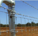 2.50MM IOWA BARBED WIRE HEAVY GALV WOODEN SPOOL - 400M