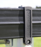 BLACK 4" STALLION RAIL TOP BRACKET 