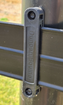 BLACK 4" STALLION RAIL SIDE BRACKET 