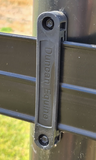 BLACK 4" STALLION RAIL SIDE BRACKET 