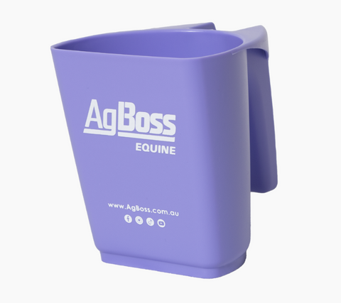 AGBOSS EQUINE PURPLE FEEDMAXX SCOOP- 0.5KG [Cl:PURPLE Sz:0.5 L]