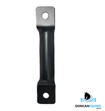 WHITE 4" STALLION RAIL SIDE CORNER BRACKET NON-INSULATED [Cl:WHITE]
