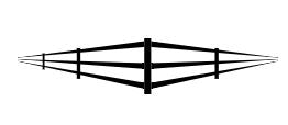 STOCK AND NOBLE STEEL TRIPLE RAIL & POST PER METRE