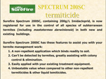 SPECTRUM 200 SC SUSPENSION CONCENTRATE INSECTICIDE [Sz:20 LT]