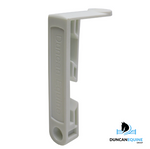 WHITE 4" STALLION RAIL TOP BRACKET 