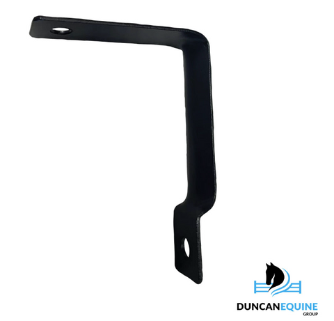 BLACK 4" STALLION RAIL TOP CORNER NON-INSULATED BRACKET BLACK