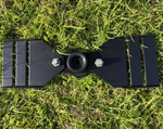 STALLION RAIL 4" SWIVEL JOINING BRACKET INC TWO END BRACKETS [Cl:BLACK]