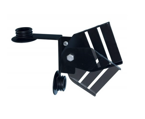 STALLION RAIL 4" TOP T BRACKET (INC END BRACKET) [Cl:WHITE]