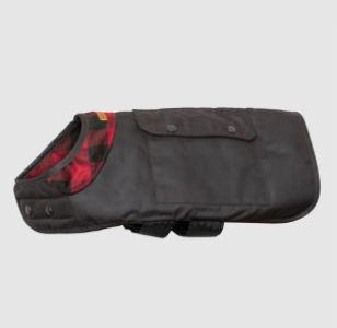 STYX OILSKIN WOOL PROVINCE DOG COAT RED LG