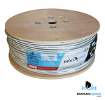 WHITE 400M ROLL SHOCKCOAT WITH TIMBER REEL