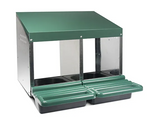METAL NESTING BOX - ROLL AWAY, DOUBLE 