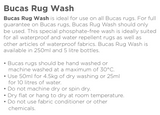BUCAS RUG WASH 250ML