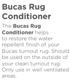 BUCAS RUG CONDITIONER 500ML