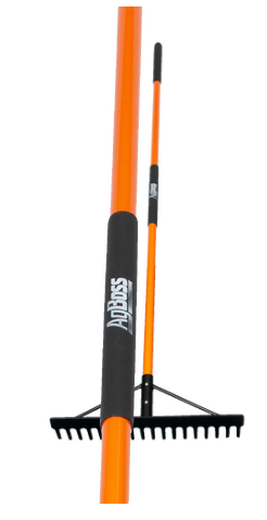 LANDSCAPE RAKE 18 TOOTH 168MM AGBOSS