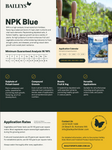 BAILEYS NPK BLUE GRANULATED 20KG