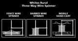 WHITES THREE-WAY CONTRACTOR WIRE SPINNER