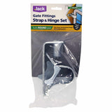 GATE STRAP & HINGE SET SUIT ROUND POST