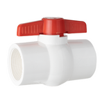 WHITE PVC BSP BALL VALVE [Size (MM):50MM]