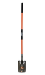 POST HOLE SHOVEL SQUARE LONG FIBREGLASS HANDLE