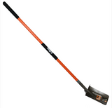 POST HOLE SHOVEL SQUARE LONG FIBREGLASS HANDLE
