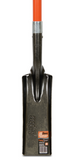 TRENCHING SHOVEL - LONG FIBREGLASS HANDLE W/DEPTH MARKERS - AGBOSS