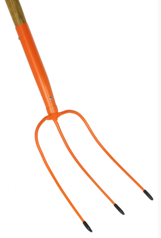 HAY FORK 3 PRONG WOOD HANDLE - AGBOSS