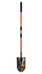 POST HOLE SHOVEL ROUND LONG - FIBREGLASS HANDLE 