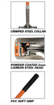 POST HOLE SHOVEL - STRAIGHT HANDLE - AGBOSS