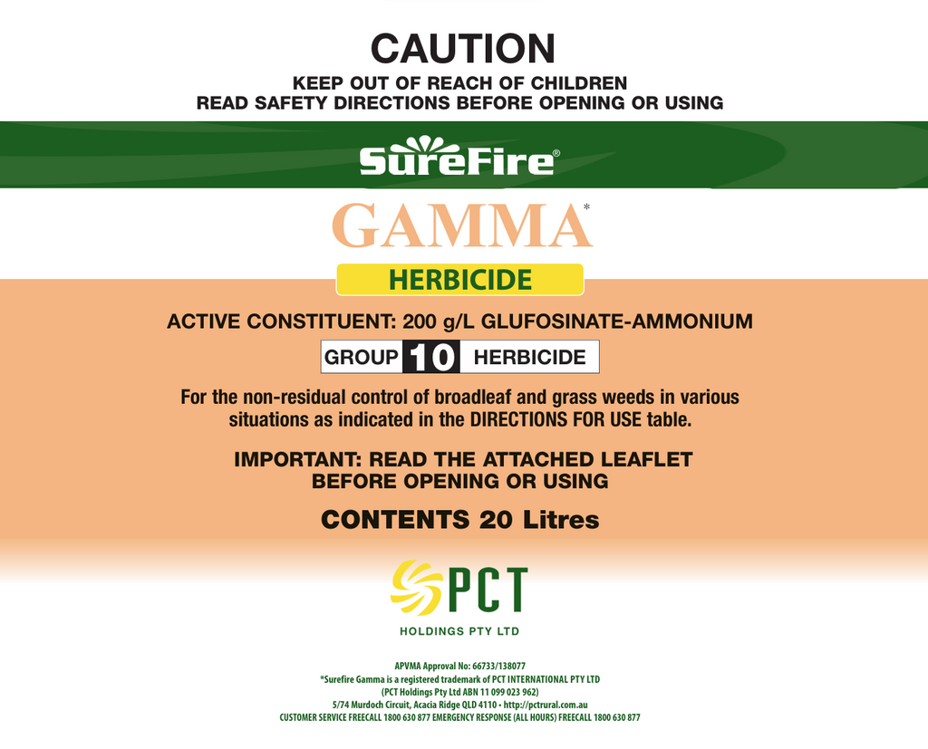 gamma herbicide GAMMA – WA Farm Shop