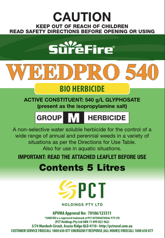 WEEDPRO 540 [Sz:5 LT]