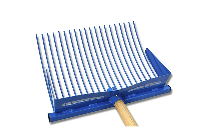 SUPREME METAL SHOVEL MANURE RAKE - BLUE – WA Farm Shop