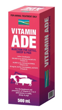 Injectable Ade VITAMIN ADE INJ 500ML – WA Farm Shop
