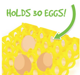 POULTRY EGG TRAY - 30EGGS - YELLOW