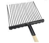 STABLE FORK METAL - WOOD HANDLE [Cl:BLACK]