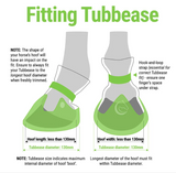 TUBBEASE HOOF SOCK - GREEN 130MM
