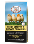 T&R CHICK STARTER & GROWER CRUMBLES