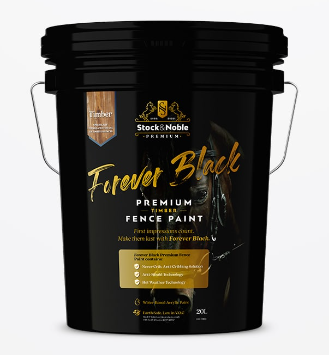 FOREVER BLACK FENCE PAINT 20 LITRE