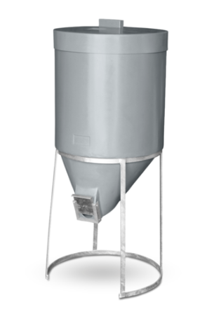 SILO 200 LITRE WITH LID & GAL STAND