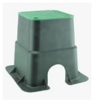 150BC | NDS BLACK / GREEN SQUARE VALVE BOX - 150MM