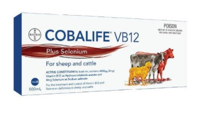 BAYER COBALIFE VB12+SELENIUM 500MLS