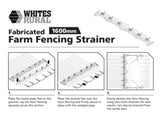 FABRICATED FENCING STRAINER