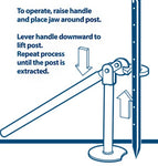 WHITES- STEEL POST LIFTER