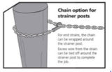 CHAIN STRAINER - CONTRACTOR WHITES