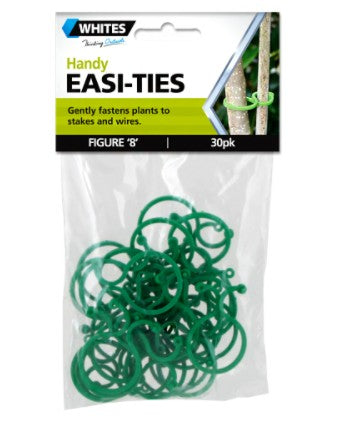 EASI TIES FIG8 PK30 GRN