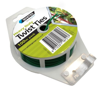 TWIST TIES CUT 200MM PK200 GRN