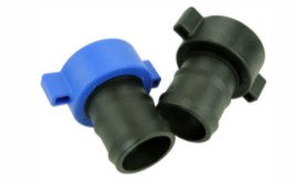 NUT & TAIL BSPT 2X2 (BLUE NUT - TAPERED)