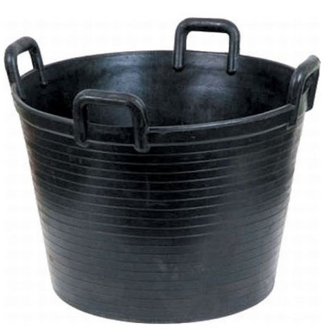 FEED TUB RECYCLED RUBBER 37 LTR 2 HANDLE