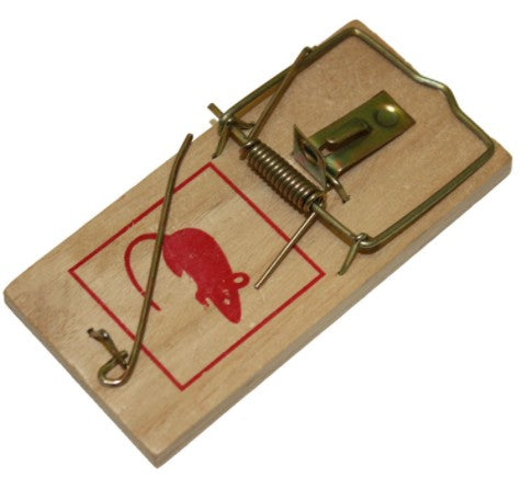 MOUSE WOOD TRAP (PK2)