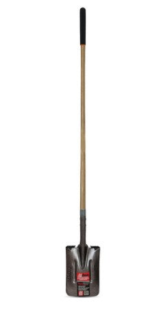 POST HOLE SHOVEL SQUARE - WOODEN HANDLE