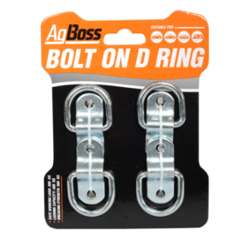 BOLT ON D RING 4 PACK SWL 300KG